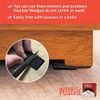 Wobble Wedges Flexible Plastic Shims, 30 Pack - Multi-Purpose Shim Wedges for