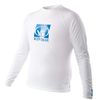 Body Glove Wetsuit Junior Basic Fitted Long Arm Rash Guard, White, 8