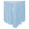 Unique Party Plastic Table Skirt (One Size) (Baby Blue)