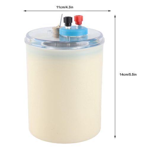 Double Wall Electric Calorimeter, PVC Heat Measurement Electric Calorimeter Physical Experimental Instrument for High School Students