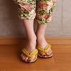 Diet Slippers Foot Half Sandals After Heel Indoor Shoes, yellow (mustard)