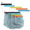 Nylon Mesh Stuff Storage Sack Drawstring Mesh Bag for Camping Hiking (XXL-Random Color)