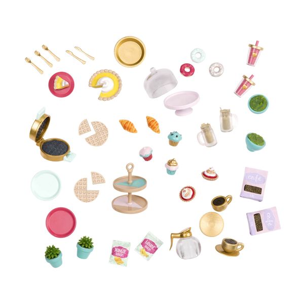 Lori LO37102Z Café Accessory Set, Multi-Color