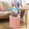 Pink Automatic Touchless Smart Sensor Trash Can 3.7 Gallon Bedroom Kitchen