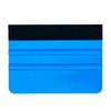 Ewrap Plastic Felt Edge Squeegee,10x7cm, Vinyl Applicator Wallpaper Smoother Window Tint Squeegee, 1Pcs, Blue