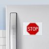 CafePress Stop Sign Magnets Rectangle Magnet, 3"x2" Refrigerator Magnet