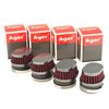 Ager Oval Power Filter Short Gun Meta x Red 50mm 4pcs