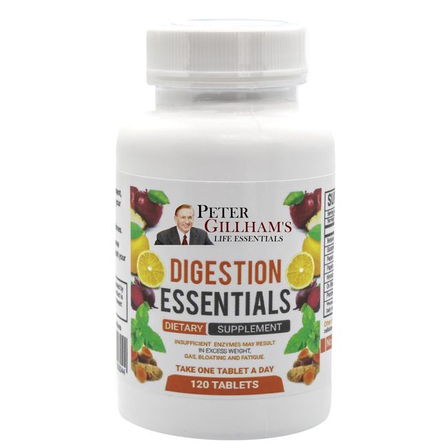 Peter Gillham'sDaily Digestion Essentials, 120 Tablets, Digestive Enzymes