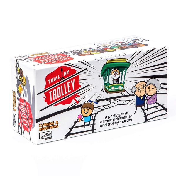 Skybound Trial by Trolley: an Adult Card Game of Moral Dilemmas and Murder | Party Game Games and Cyanide and Happiness | 3-12 Players, Ages 18 and Up