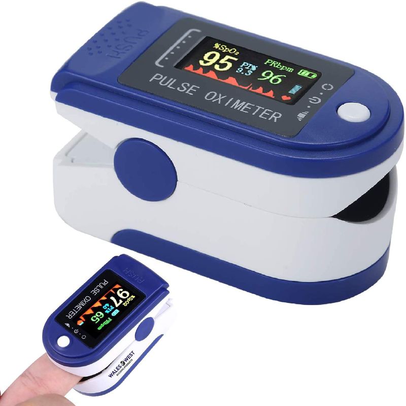 Pulse Oximeter Fingertip, Blood Oxygen Saturation Monitor for Pulse ...