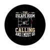 Escape Room Game Exit Puzzle Boxes Board Horror PopSockets Swappable PopGrip