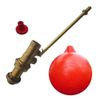 1/2" Part 1 Ball Cock Float Valve with 6" Arm & Plastic Float