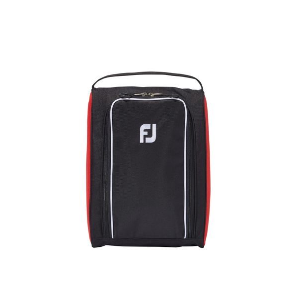 FootJoy FA23SCB FJ Basic Shoe Bag, multicolor (black / red)