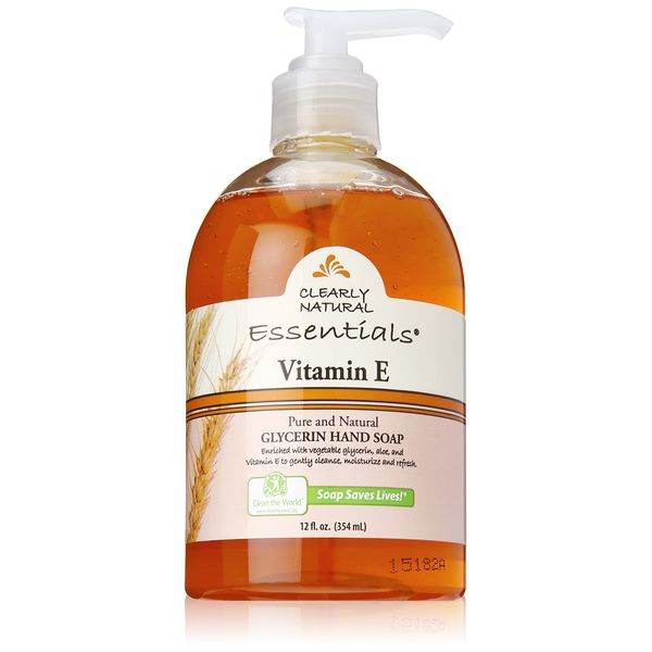 Clearly Natural Vitamin E Liquid Glycerine Soap, 12 Ounce