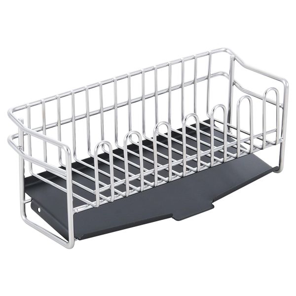 Dish Drainer Rack Over Sink Dish Drainer Drainer Rack Stainless Steel Rust Resistant Scratch Resistant (Silver, 8.4 inches (21.2 cm)