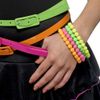 PARTY DISCOUNT Neon Bracelet, Set of 4