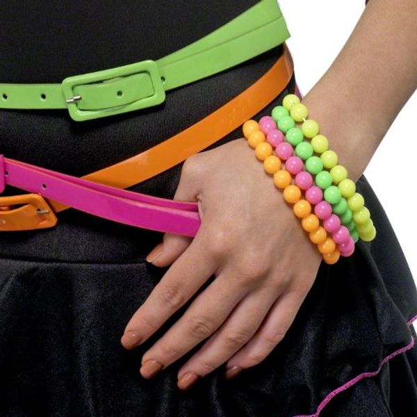 PARTY DISCOUNT Neon Bracelet, Set of 4