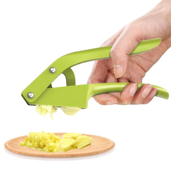 2 In 1 Garlic Press Garlic Mincer Chopper Food Crushing Garlic Mincer And Slicer