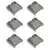 6PCS Mini MP3 Player Module DFPlayer Player Module MP3 Voice Decode Board Supporting TF Card U-Disk IO/Serial Port/AD for Arduino