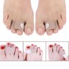 Toe Straightener Brace Splint Wrap for Hammer Toes, Overlapping Toes and Broken Toe Splint to Correct Bent Toes – Superior Toe Tape for Men and Women (1 Pair) (Tan)