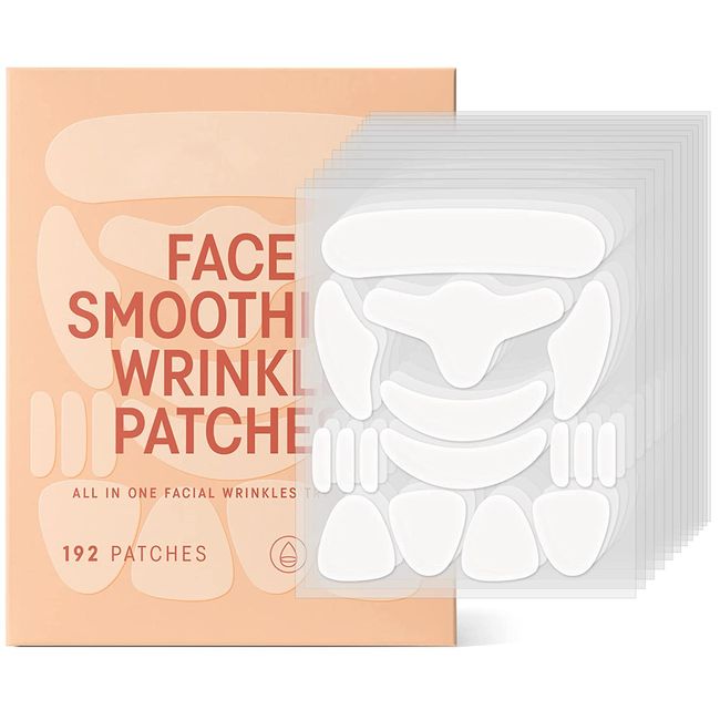 Navabelle Face Wrinkle Patches, Forehead Wrinkle Patches, Premium Wrinkle Patches, Face Tape for Wrinkles, Anti Wrinkle Patches, Non-Invasive Smoothing Solution for Fine Lines and Wrinkles (192 PCs)
