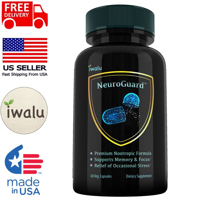 Suplemento Cerebral Nootrópico Hombre Mujeres Enfoque Concentración Envio Gratis