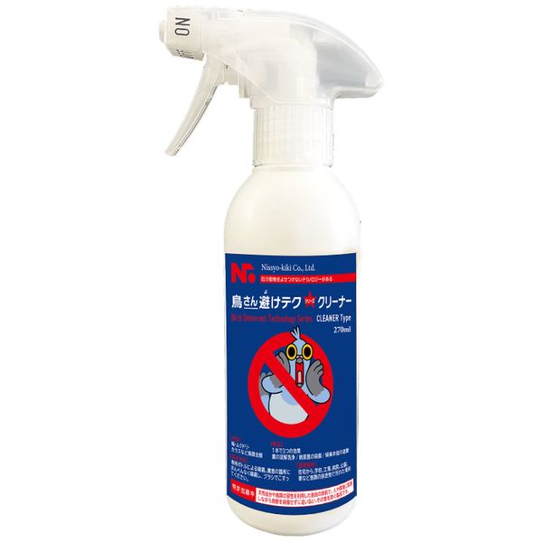 Nisshou Equipment Bird Repellent Tech Cleaner, Bird Excrement Disinfectant Cleaner, 9.1 fl oz (270 ml), Shaiteki Tech Series, Bird Excrement, Bunny Cleaner