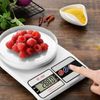 PNJB White Electronic Digital Kitchen Scale, Multi- Function With Tare Option, (Sf-400), LCD Screen, Ideal For Measuring Cooking Or Baking Ingredients