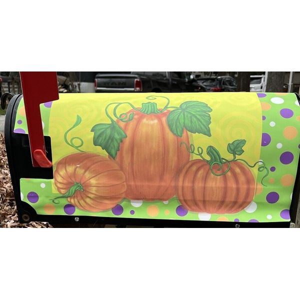 Pumpkin Mailbox Covers