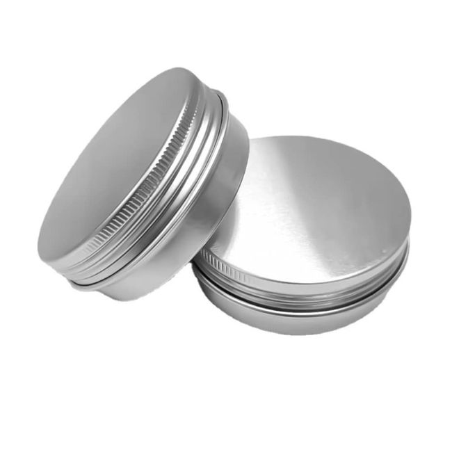 Aluminum Tin Jar 1 Oz Refillable Containers 30ml, Cosmetic small