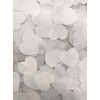 white heart tissue paper confetti table decoration, wedding confetti