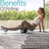 Core Balance Foam Roller for Muscle Massage High Density EPP 2 in 1 Massager