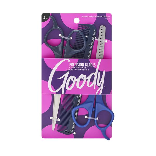 Goody New Style Kit, Hair Cutting Shear, Thinning Shear and Comb, 3 Pieces (1937048)