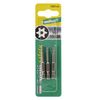 wolfcraft Solid safety screwdriver blade set, 3 pcs. I 1261000 I 3 Solid bits, 50 mm