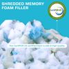 Xtreme Comforts Memory Foam Pillow - Cooling Slim Design for Side, Back, Stomach