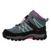CMP Rigel Mid – Wanderschuhe – Unisex Kinder, Mineralgrün, Violett, 33 EU