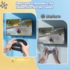 Kinwin Steering Wheel for Nintendo Switch 2 & Switch 1 & Switch OLED Joycon, NS2 Anti-Slip Grip Handle (Black)