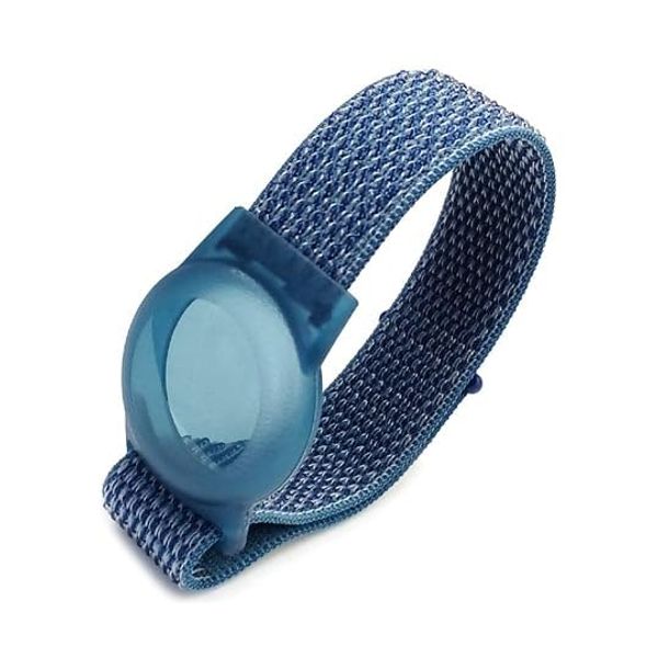 AirJay ATB-1 BL AirTag Protection & Anti-Lost Guard Belt for KIDZ Nylon Belt Blue