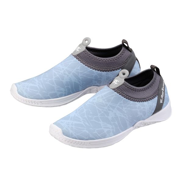 Leaf Tourer RA0110 Marine Shoes, Aqua Shoes, Summer Shoes, Amphibious, Unisex, Smoke Blue, 10.6 inches (27 cm)