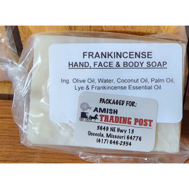 Amish Homemade Frankincense Soap