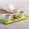 Zeal Melamine Dotty Serving Design Tray (38x17cm) Lime