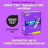 Tampax Radiant Tampons Multipack, with LeakGuard Braid, Regular/Super Absorbency, Unscented, 28 Count