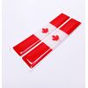 CANADA CANADIAN FLAG 3D EPOXY CAR EMBLEM SET (2) FLEXIBLE DURABLE WATERPROOF