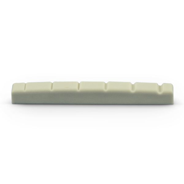 Tone Ninja Guitar Nut 42mm Flat bottom fits Squier White
