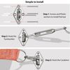 Sun Shade Sail Triangle Hardware Kit 8" Anti-Rust Stainless Steel Accessory