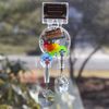 KIKKERLAND Solar-Powered Double Rainbow Maker with Crystal, Multicolor, 1 EA, One Size