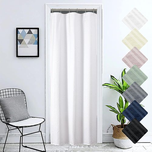 Aiyufeng Moga Stall Fabric Shower Curtain Liner Waterproof - Soft & Lightweight Small Shower Curtain with Texture for Narrow Stall Size, Machine Washable, 36" Wx72 L, White