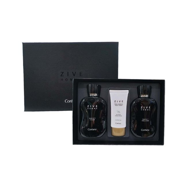 Coreana Ziv Homme Men's 3-piece Set Anti-wrinkle Moisture Cream