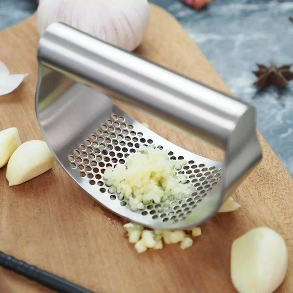 Stainless Steel garlic press Kitchen Tool Gadget Ginger Garlic Presses Home  NEW