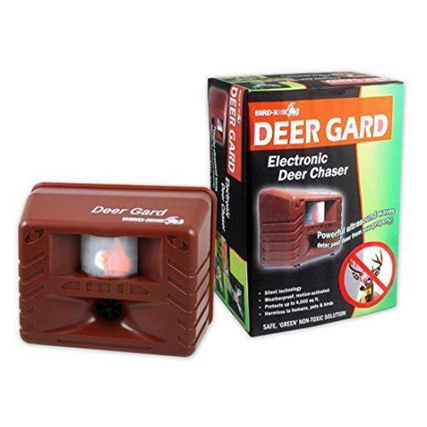 Bird-X Deer Gard Ultrasonic Motion-Activated Deer Repeller, Covers 4,000 sq. ft.